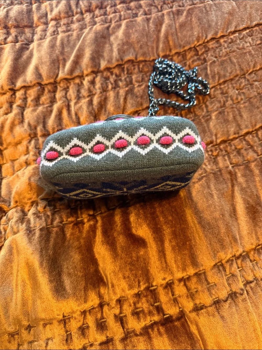 Chanel Cashmere Knit Purse